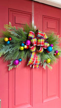 Load image into Gallery viewer, Colorful bauble winter swag
