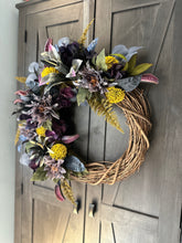 Load image into Gallery viewer, Maleficent fall/Halloween wreath
