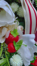 Load and play video in Gallery viewer, Strawberries and Cream Wreath
